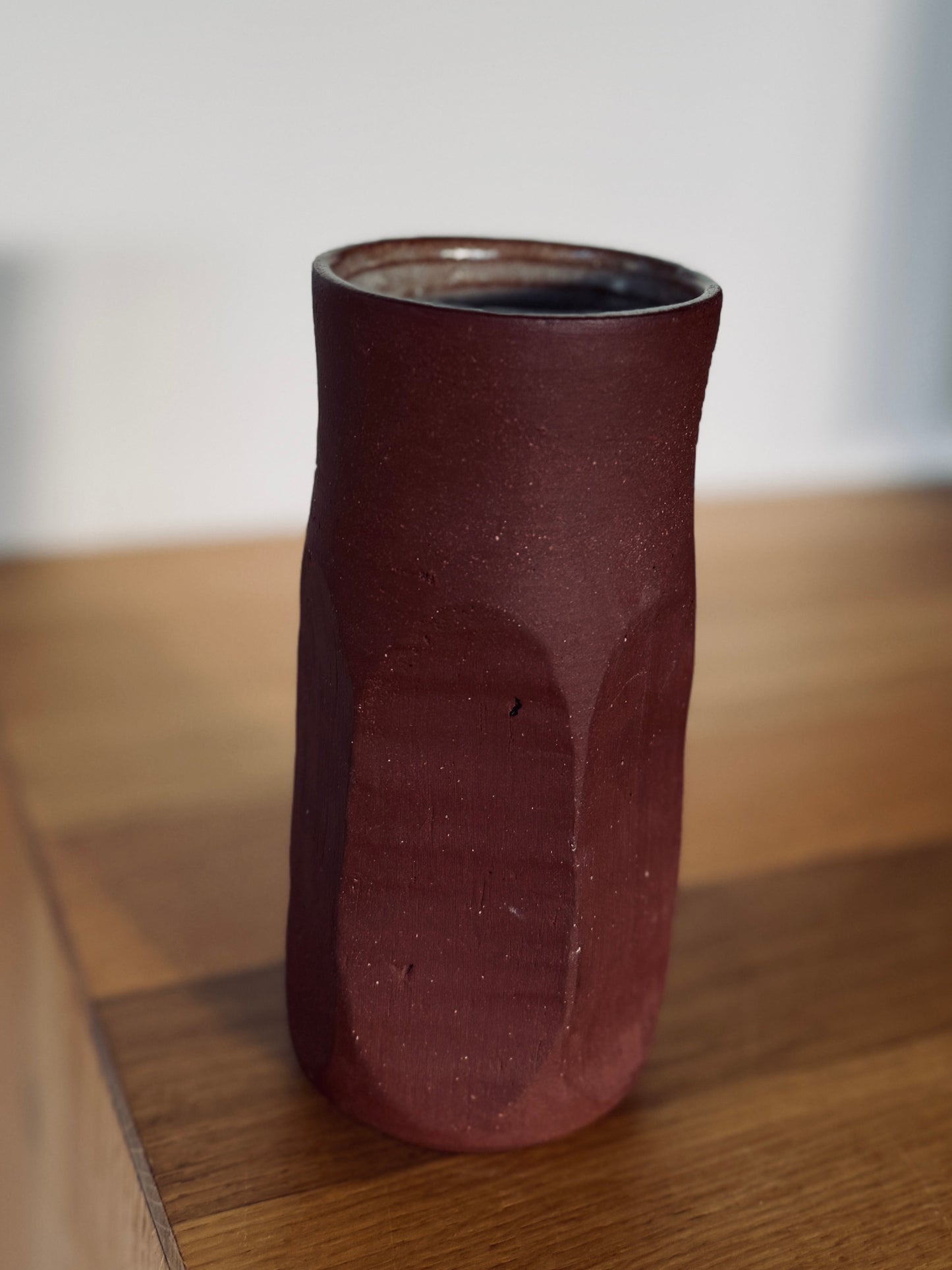 Wild clay vase