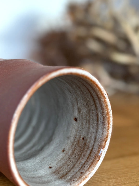 Wild clay vase