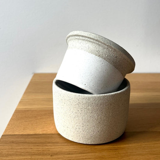 French Butter Bell- Grey Speckled