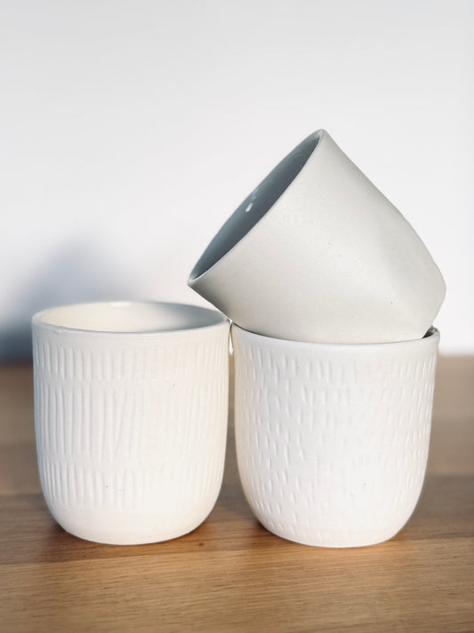 Porcelain espresso cups