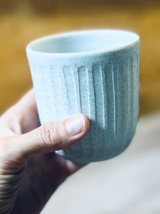 Mug- Hand Carved