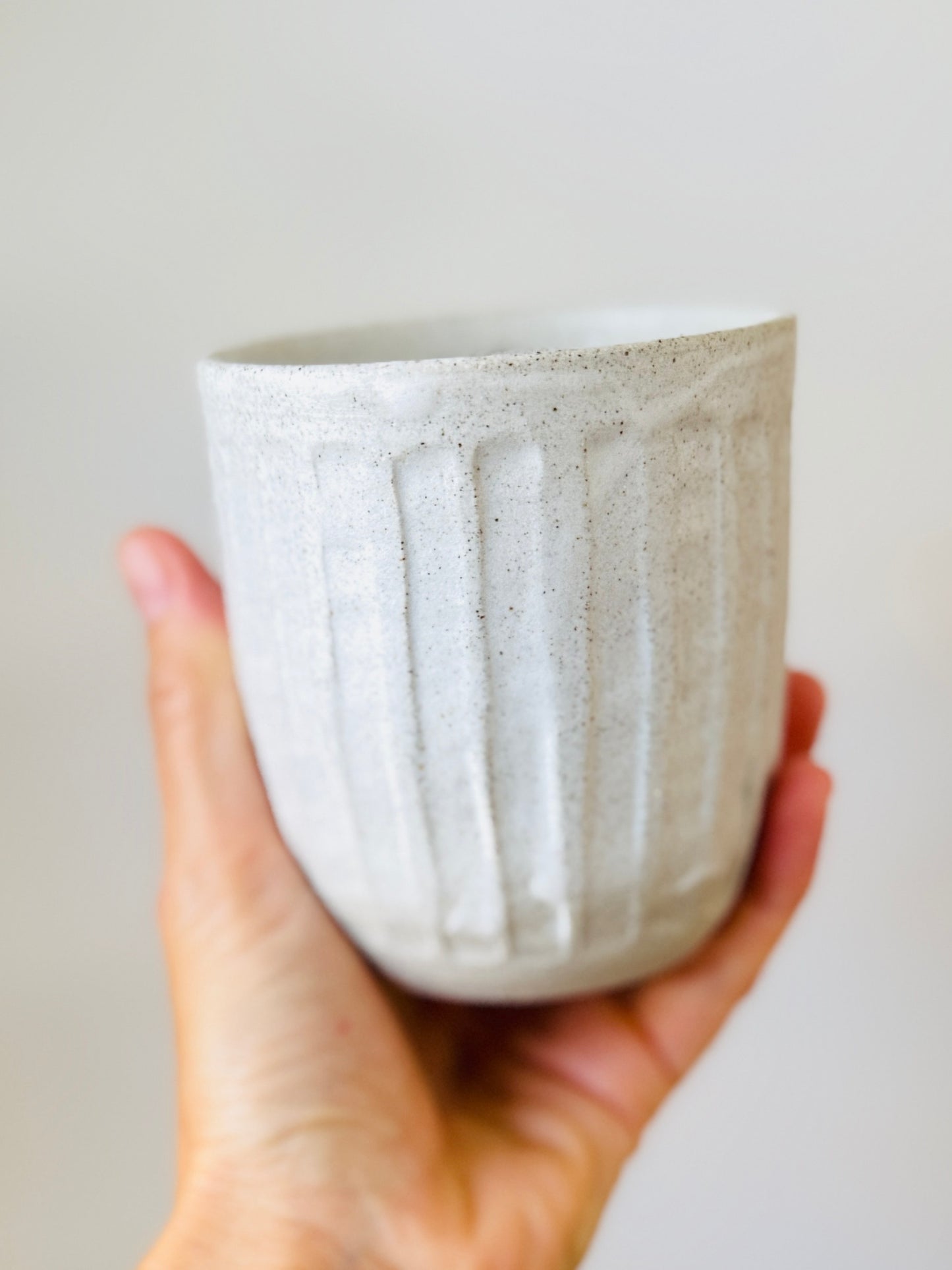 Mug- Hand Carved